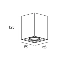LAMPA WEWNĘTRZNA (SPOT) - QUADRO (89200-WH) - Zuma Line