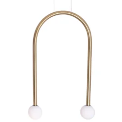 Lampa wiszącą ENIGMA złota (P0514) - MAXLIGHT