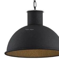 lampa wisząca 1 pł. EUFRAT czarny 1 x E27/60W ARGON 3191 - żyrandol