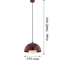 Lampa wisząca 1 pł. PIAVA (8444) - Argon