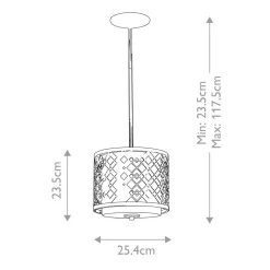 Lampa wisząca Ziggy (ZIGGY-1P-S-LG) - Elstead Lighting