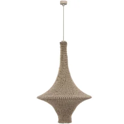 Lampa wisząca Alda L - Beżowa (500 mm) (5119) - Shilo