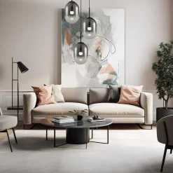 Lampa wisząca ALIAS BLACK 3 koło (ML0320) - Milagro