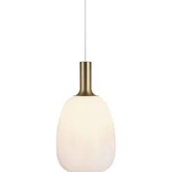 Lampa wisząca ALTON mleczne szkło / mosiądz (47303001) - Nordlux