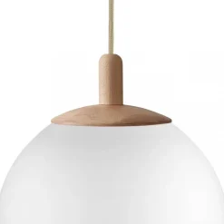 Lampa wisząca ALUR WOOD M kolor Drewno (11148119) - KASPA