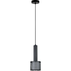 Lampa wisząca Amo czarna 1xE27 (LP-0702/1P BK) - Light Prestige