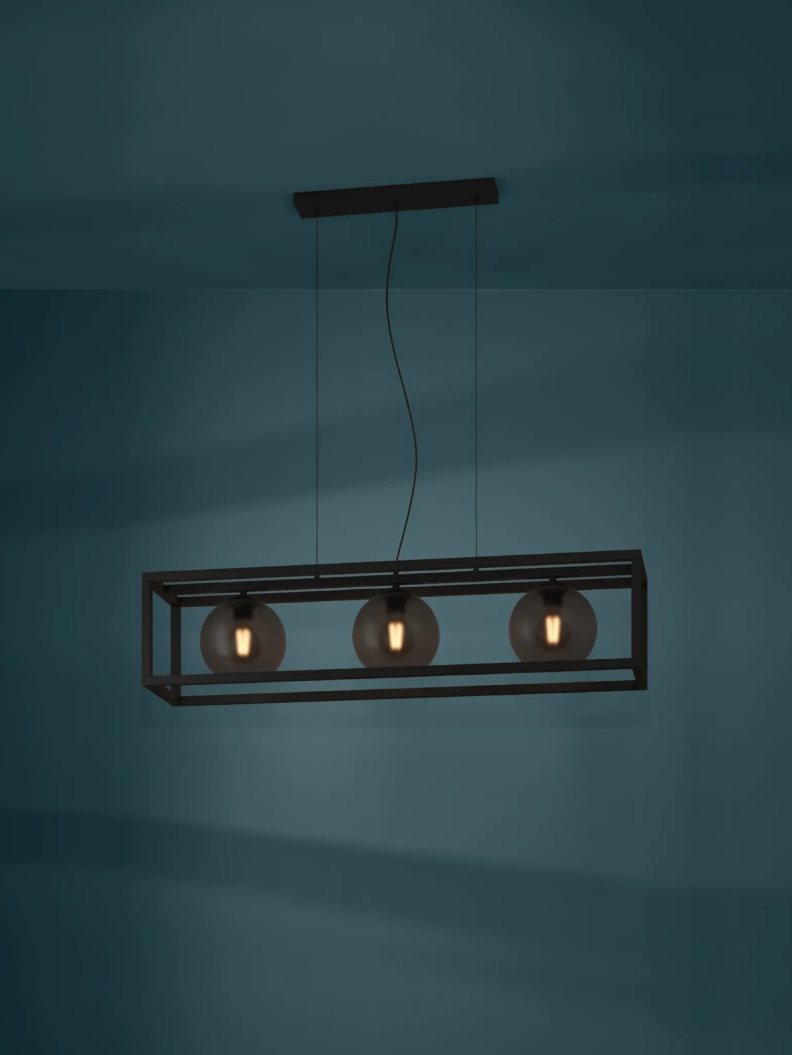 Lampa wisząca ARANGONA czarna (390215) - EGLO