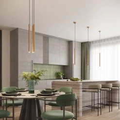 Lampa wisząca ARCHE 1 złota (SL.1339) - Sollux Lighting