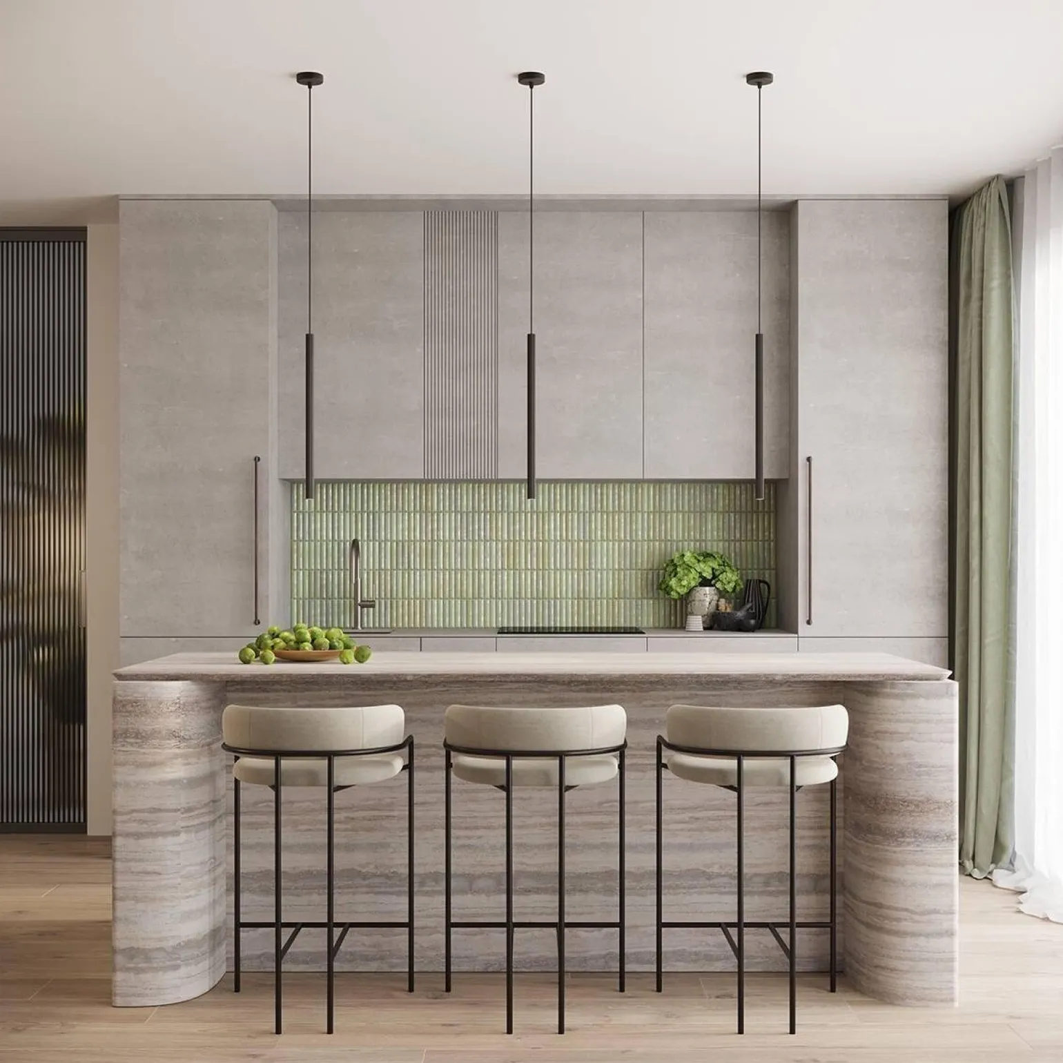 Lampa wisząca ARCHE 3P czarna (SL.1341) - Sollux Lighting