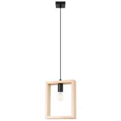 Lampa wisząca ARIES naturalne drewno (SL.1310) - Sollux Lighting
