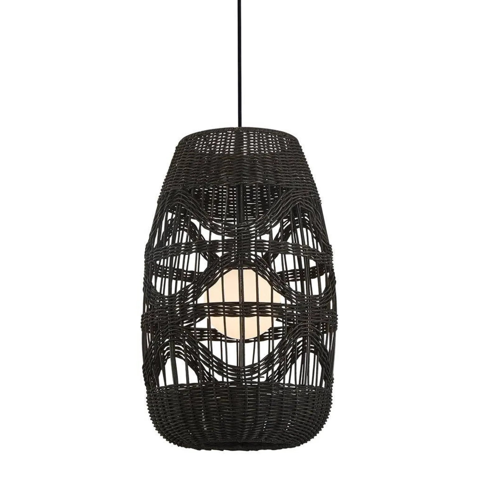 Lampa wisząca ARONA BLACK 1xG9 fi 250 (ML0354) - Milagro