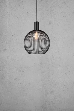 Lampa wisząca AVER Nordlux E27 60W Metal Czarny