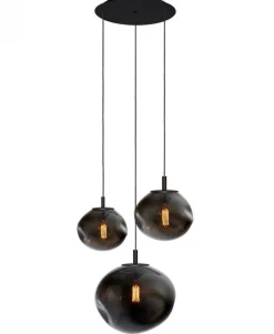 Lampa wisząca AVIA BLACK KOŁO 3 kolor Czarny (11158308) - KASPA