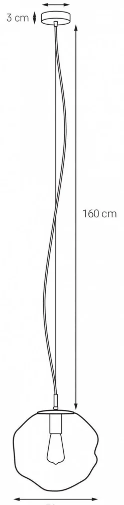 Lampa wisząca AVIA M (10422108) KASPA - żyrandol