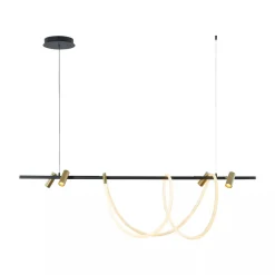 Lampa wisząca BALBO złoto-czarna (2200277L) - Zuma Line