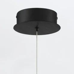 Lampa wisząca Barletta - 1 źródło światła - Matowa czerń (QN-BARLETTA-1P-BK) - Quintiesse