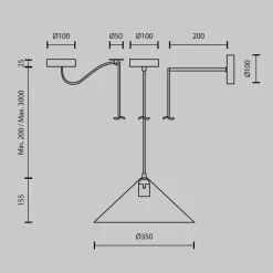 Lampa wisząca Basic colors (MOD167PL-01B) - Maytoni