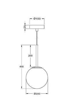 Lampa wisząca Basic form Ø20 czarna (MOD321PL-01B1) - Maytoni