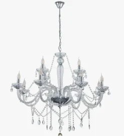 Lampa wisząca BASILANO 1 chrrom (39102 - EGLO) - żyrandol