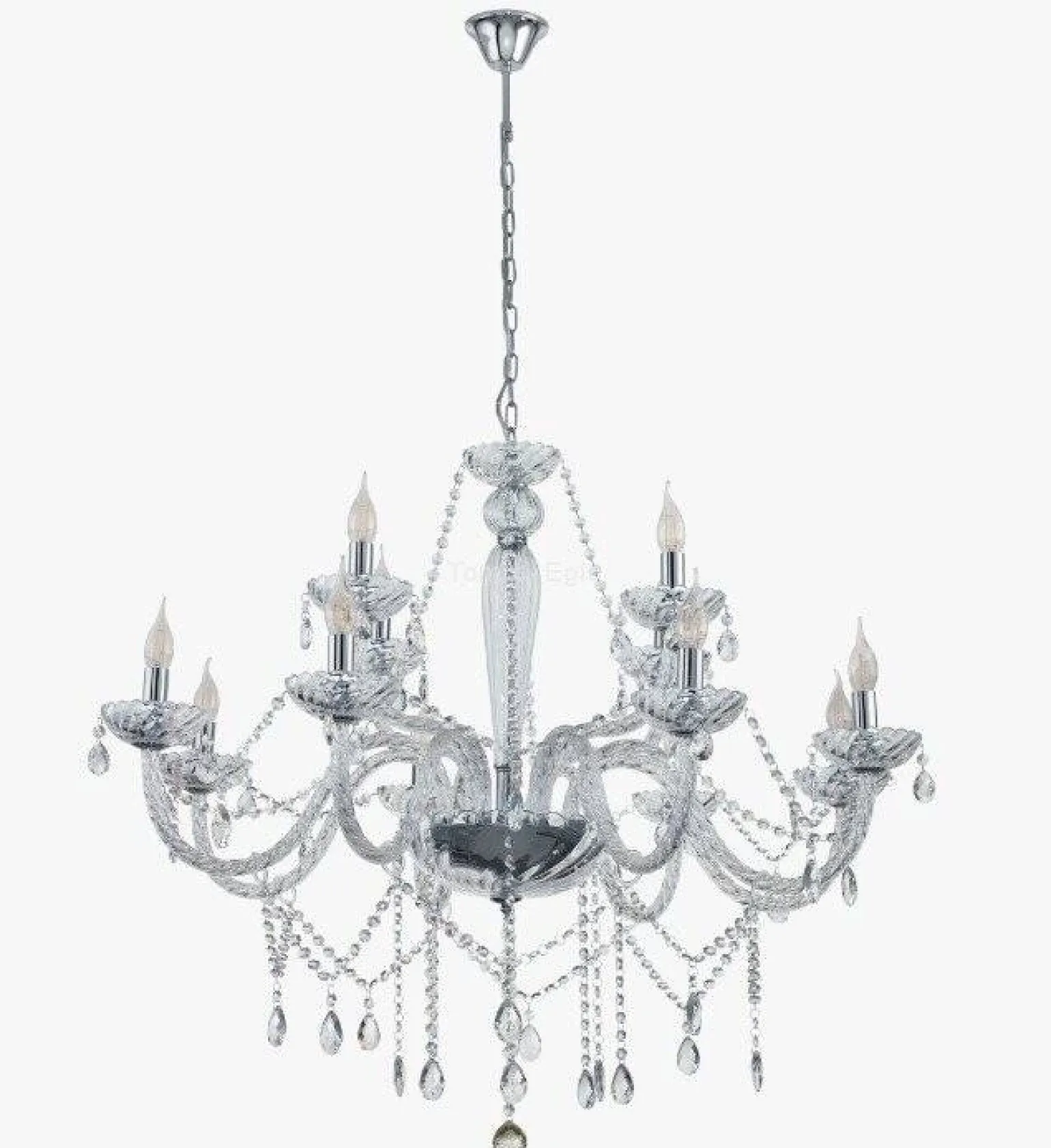 Lampa wisząca BASILANO 1 chrrom (39102 - EGLO) - żyrandol