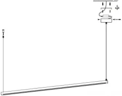 Lampa wisząca BEAM-80 LED (ST-8960-L80) - Step Into Design