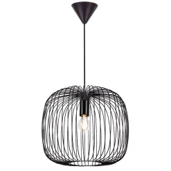 Lampa wisząca BERONI Nordlux E27 60W Metal Czarny