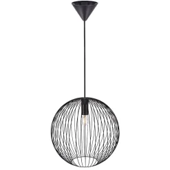Lampa wisząca BERONI Nordlux E27 60W Metal Czarny