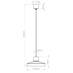 Lampa wisząca BILO czarna (SL.1703) - Sollux Lighting