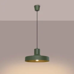 Lampa wisząca BILO zielona oliwka (SL.1705) - Sollux Lighting