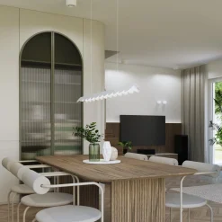 Lampa wisząca BISCUIT beżowa LED 4000K (TH.535) - Thoro Lighting