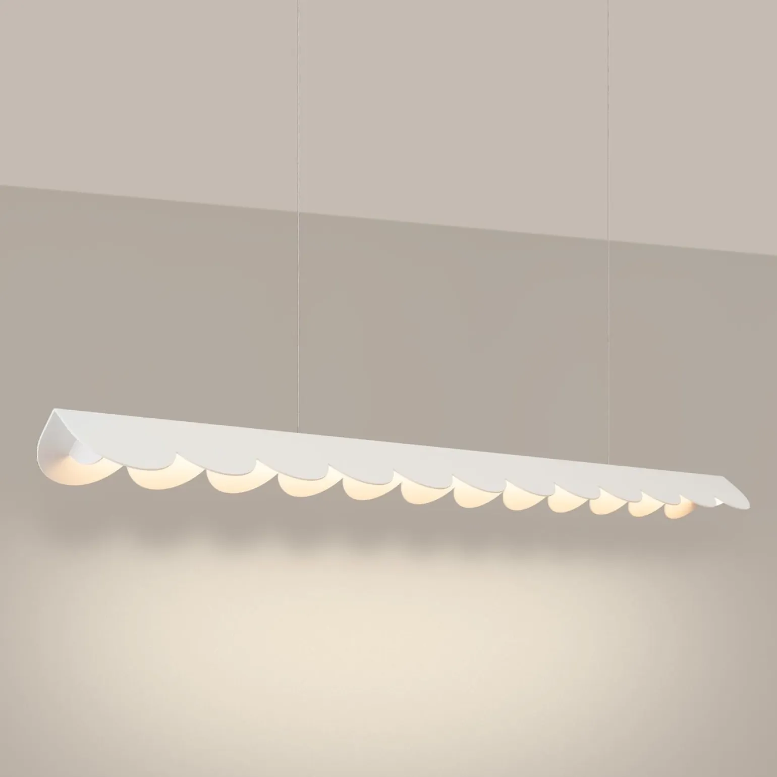Lampa wisząca BISCUIT biała LED 3000K (TH.467) - Thoro Lighting