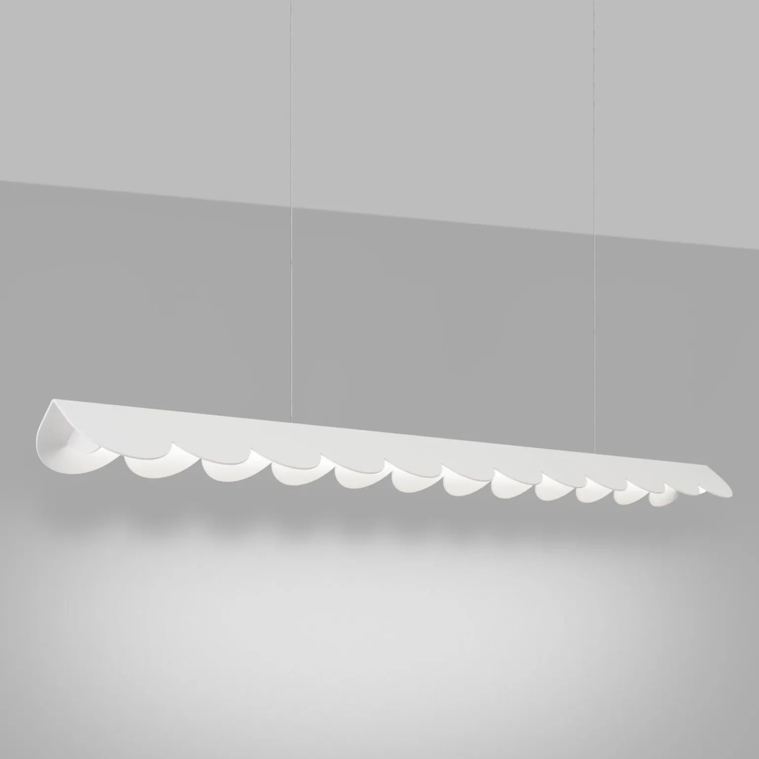 Lampa wisząca BISCUIT biała LED 4000K (TH.533) - Thoro Lighting