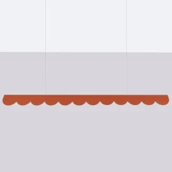 Lampa wisząca BISCUIT ochra czerwona LED 4000K (TH.655) - Thoro Lighting