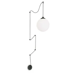 Lampa wisząca Boa kol. czarny (160856) IDeal Lux - żyrandol