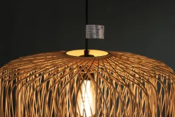 Lampa wisząca Boho bambusowa 38x38x128cm (55877-017) - DIJK
