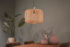 Lampa wisząca Boho bambusowa 38x38x128cm (55877-017) - DIJK