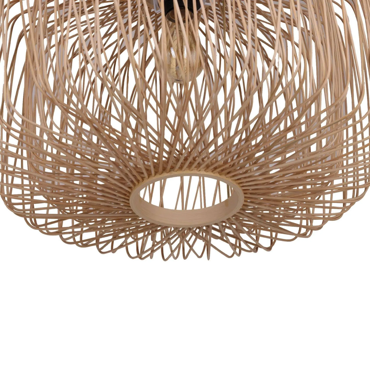 Lampa wisząca Boho bambusowa 46x46x134cm (55878-017) - DIJK