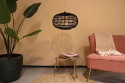 Lampa wisząca Boho bambusowa 38x38x127cm (55715-074) - DIJK