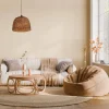 Lampa wisząca Boho Hiacynt wodny 46x46x130cm (56107-017) - DIJK