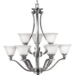 Lampa wisząca BOLLA kol. NIKIEL (HK/BOLLA9) - Hinkley - Elstead Lighting - żyrandol