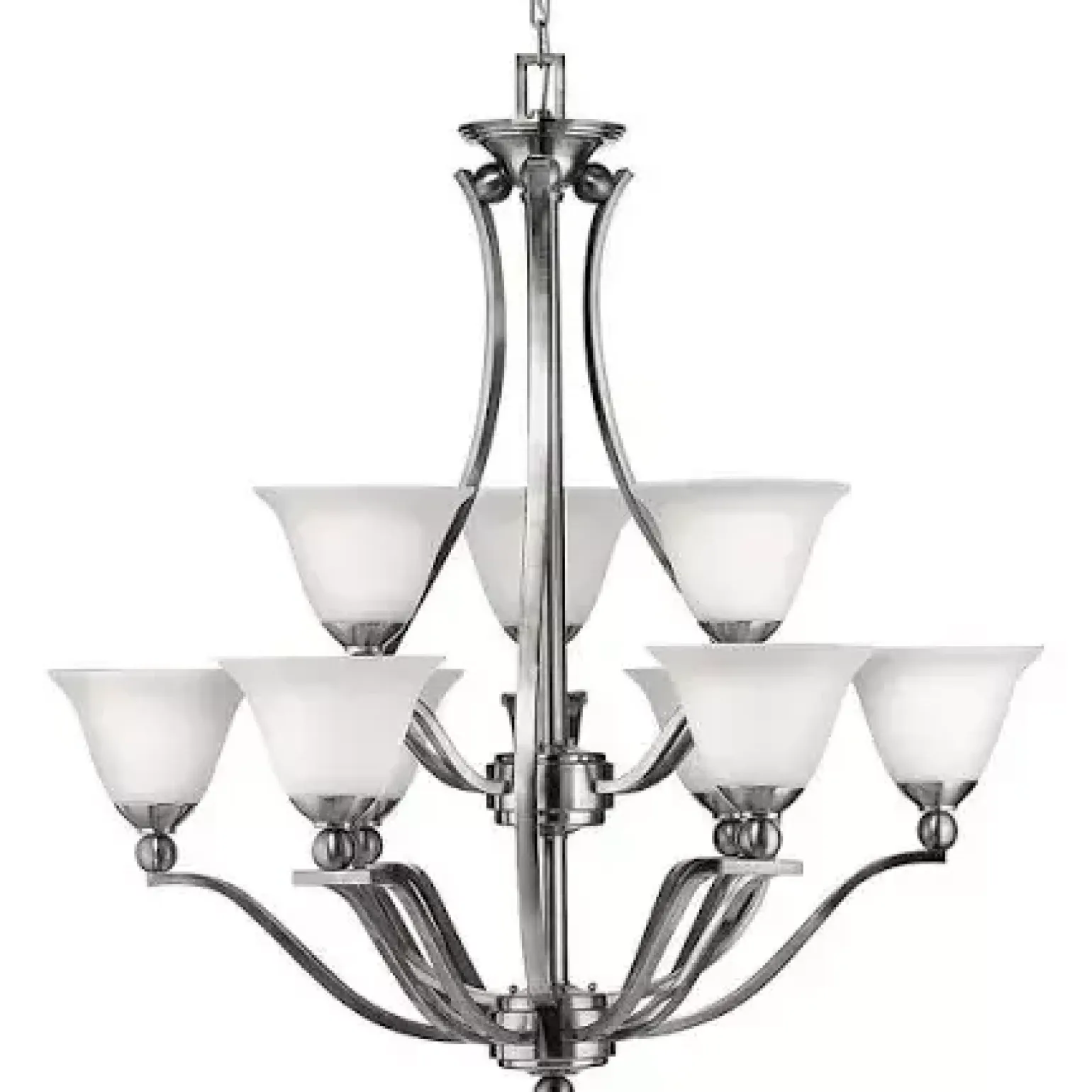 Lampa wisząca BOLLA kol. NIKIEL (HK/BOLLA9) - Hinkley - Elstead Lighting - żyrandol