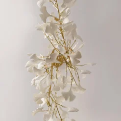 Lampa wisząca BOTANIKA WAVE złoto biała 125 cm (XY080P-120) - Step into Design