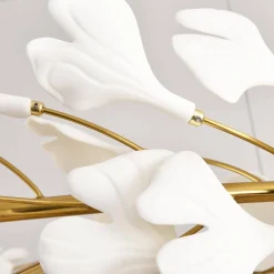 Lampa wisząca BOTANIKA WAVE złoto biała 125 cm (XY080P-120) - Step into Design