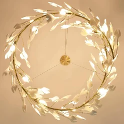 Lampa wisząca BOTANIKA złoto biała 100 cm (XY080P-100) - Step into Design