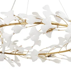 Lampa wisząca BOTANIKA złoto biała 100 cm (XY080P-100) - Step into Design