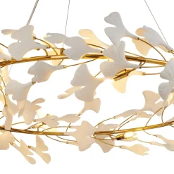 Lampa wisząca BOTANIKA złoto biała 100 cm (XY080P-100) - Step into Design