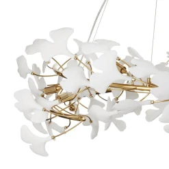 Lampa wisząca BOTANIKA złoto biała 100 cm (XY080P-100) - Step into Design