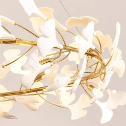 Lampa wisząca BOTANIKA złoto biała 100 cm (XY080P-100) - Step into Design