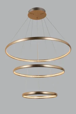 Lampa wisząca BRIGHTON 3 GO złota LED (AZ4429) - Azzardo