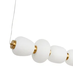 Lampa wisząca BRILLA-6 LED biało-złota 125 cm (ST-CP241210-6L GOLD) - Step into Design